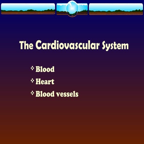 Cardiovascular system presentation.bert