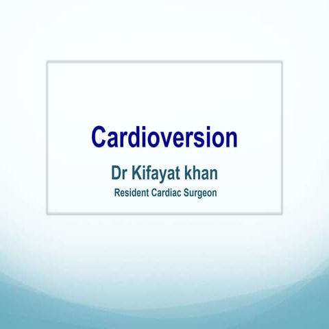 Cardioversion