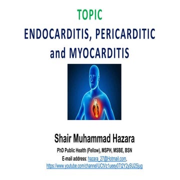 Cardititis and causes and sign symptome .