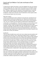 Card Lock Fuel Method- Cut Costs an...