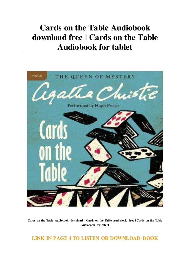 cards on the table book