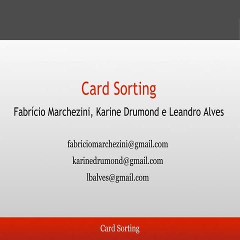 Guia para Cardsorting