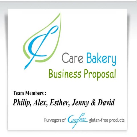 Care bakery proposal