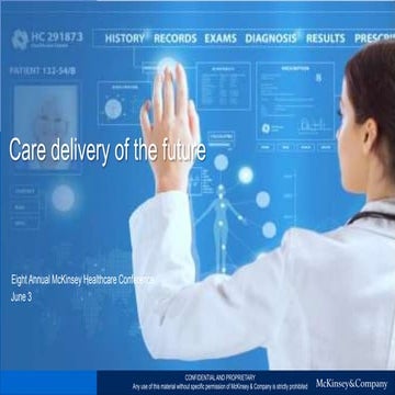 Care delivery of the future