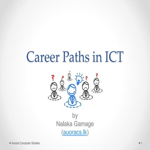 Career paths in ICT