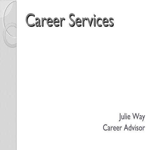 Career Services Resources for Student Athletes