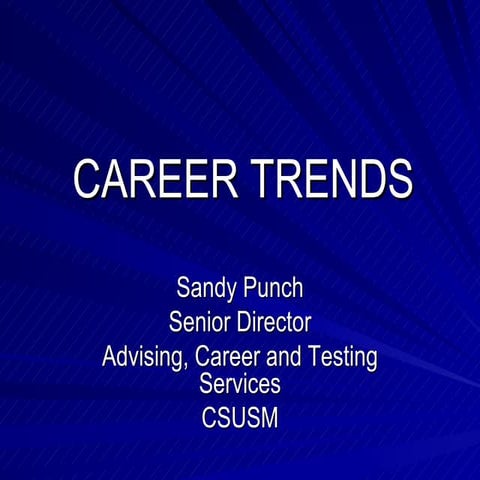 Career Trends 2006