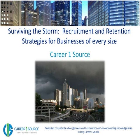 Career 1 source - SHRM presentation 5-13-15