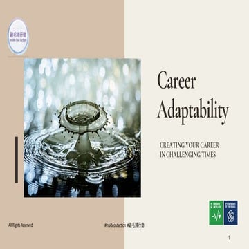Career Adaptability - creating your career in challenging times!