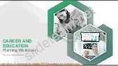 Career And Education Planning Worksheet Powerpoint Presentation Slides