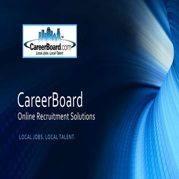 CareerBoard Online Recruitment Services 2013