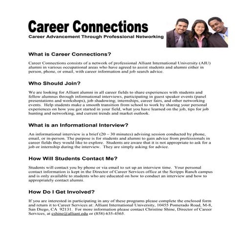 Alumni Career Connections