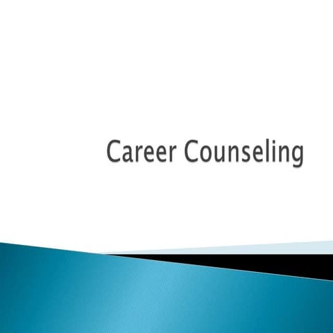 Career counseling iv 14