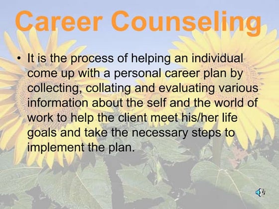 Career Counseling Powerpoint Pptx