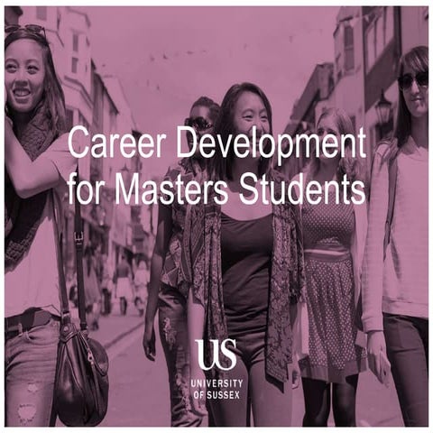 Career Development for Masters Students