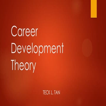 Career Development Theory