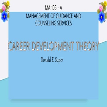 Career Development Theory of Donald Super.pptx