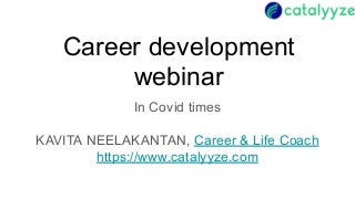 Find a job - Catalyyze webinar
