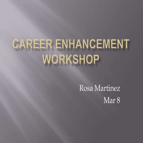 Career Awareness Competencies