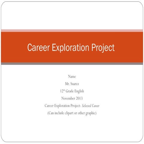 Career exploration project  02