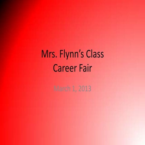 Career Fair 2012-13