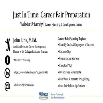Career Fair 2015 Preparation Guide