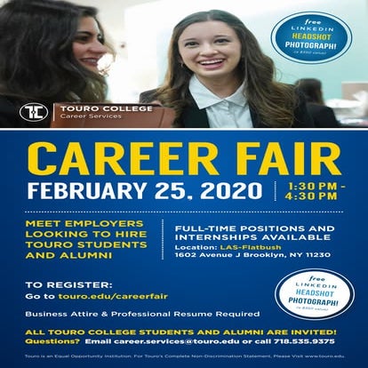Career Fair Poster 2 25-20 