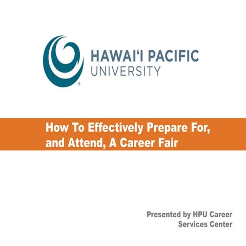 How To Effectively Prepare For, and Attend, a Career Fair