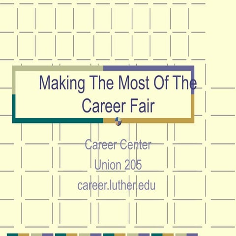 Career fair strategies  sharing