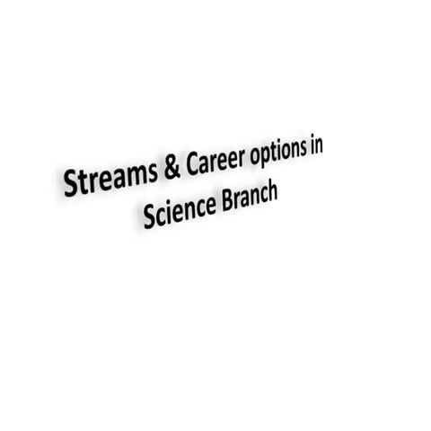 Career fields in science 11 class