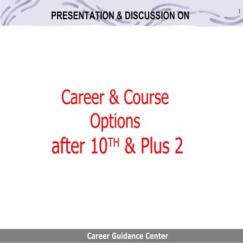 Career guidance