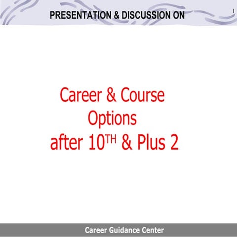 Career guidance