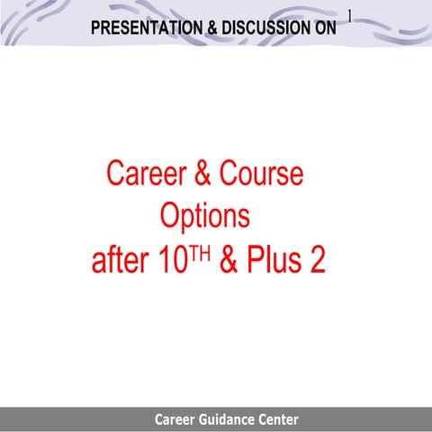 Career guidance