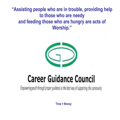 Career guidance council 8 july2011
