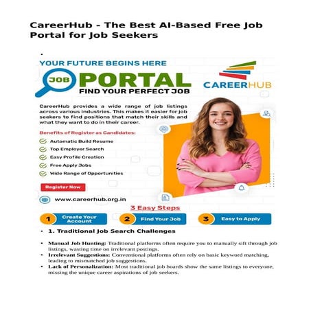 CareerHub - The Best AI-Based Free Job Portal for Job Seekers.pdf