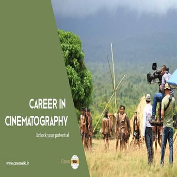 Career in Cinematography | PDF