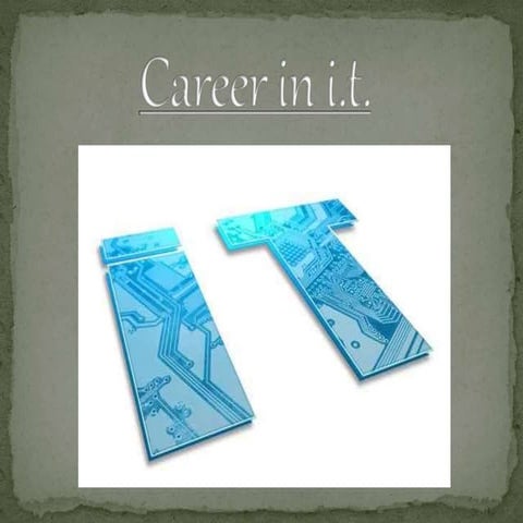 CAREER IN I.T.