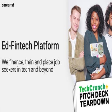 Pitch Deck Teardown: Careerist's $8M Series A deck
