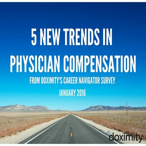 5 New Trends in Physician Compensation by Doximity