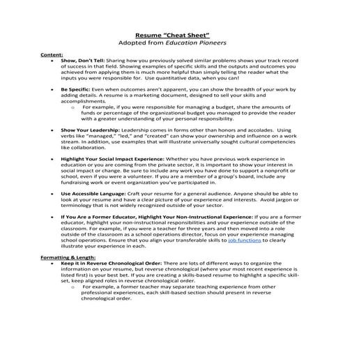 Career&amp;networking workshop