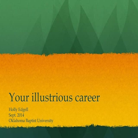 Your illustrious career: A primer for college journalists