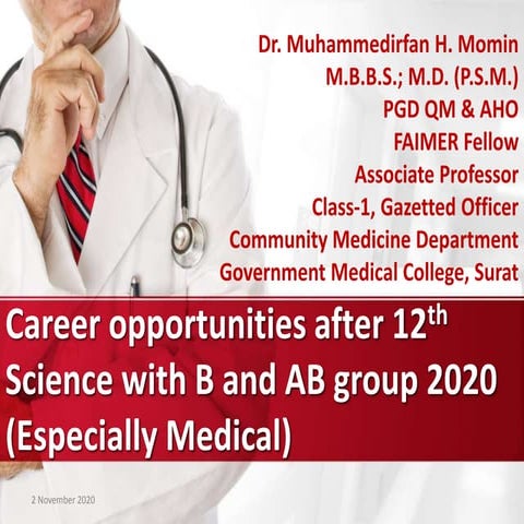 Career opportunities after 12th science 2020