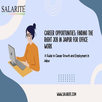 Career Opportunities Finding the Right Job in Jaipur for Office Work.pdf