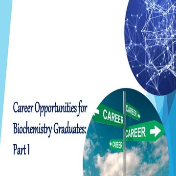 Career Opportunities for Biochemistry Graduates _ Entry Level