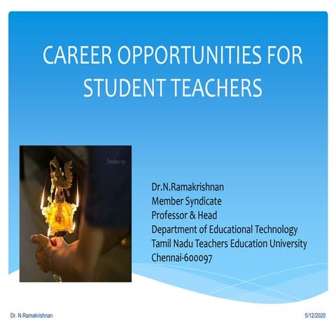 Career opportunities for student teachers