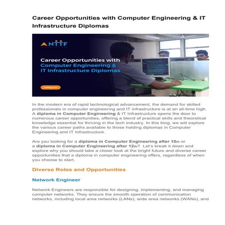 Career Opportunities with Computer Engineering & IT Infrastructure Diplomas.pdf