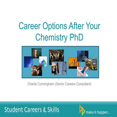 Career options after your Chemistry Phd