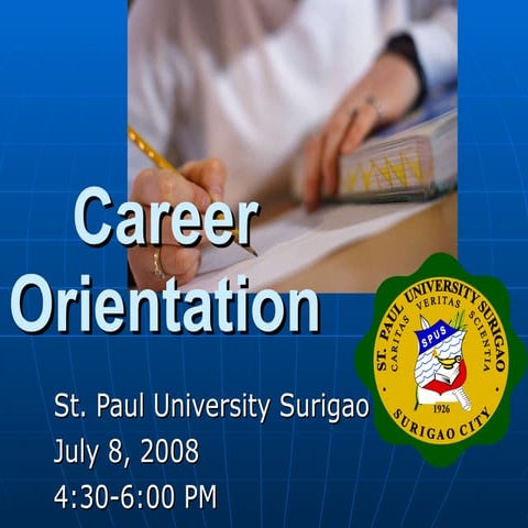 Career orientation final