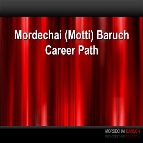 Mordechai Baruch - Visual CV
