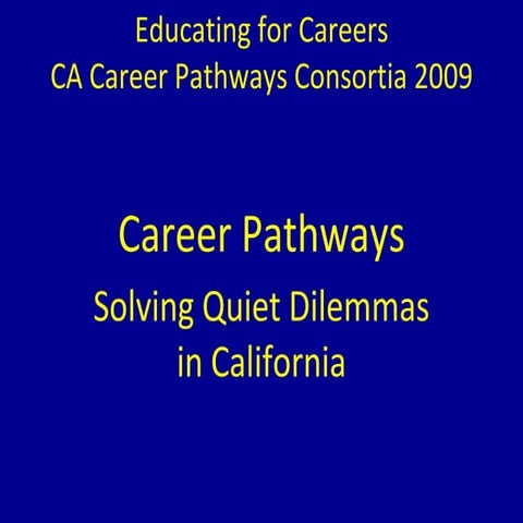 Solving Quiet Dilemmas in California - Ken Gray